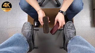 휴식을 위한 진정한 지침서! Soft Spoken Shoe Polish ASMR: Soothing Instructions for Relaxation