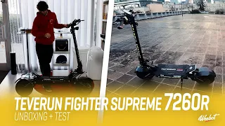 TEVERUN FIGHTER SUPREME 7260R : TROTTINETTE ELECTRIQUE LA PLUS RAPIDE DU MONDE ! - 2024