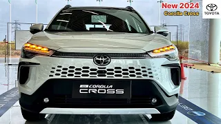 New Toyota Corolla Cross 2024! Best Luxury Interior | Exterior Walkaround Detail