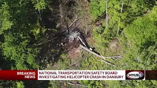 Helicopter crashes into field in Danbury; pilot only one on board, FAA says