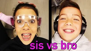 First to get BRACES OFF...SIS vs BRO Braces CHALLENGE!