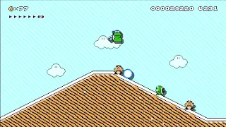 Super Mario Maker 2: 4-1 Snowball Hills