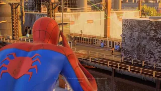 Sneaky Spidey: Classic Suit Stealth Gameplay on Spider-Man 2 PS5