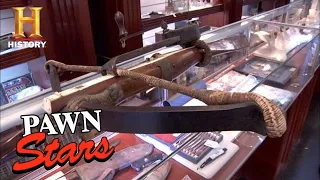 BRUTAL DEAL for a DEADLY Medieval Crossbow | Pawn Stars (Season 7) | History