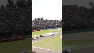 Fans View of Turn One at The F1 Mexican GP #mexico #turn #f1 #shorts #formula1 #crash #fans #edit