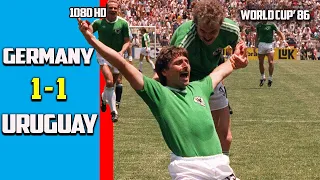 West Germany vs Uruguay 1 - 1 Best Of Moments World Cup 86 High Quality