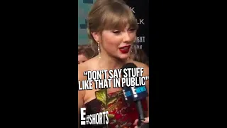 Taylor Swift: "You Can't Spell Cats Without TS" #shorts