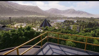 Jurassic World Evolution 2 Tropical Biome Square Map Isla Nublar 2015 Sandbox