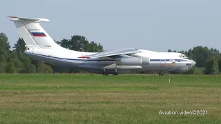 ИЛ-76М посадка взлет. Кубинка. Армия-2021
