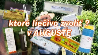 200. Augustové liečenie varroázy - ktoré liečivo zvoliť