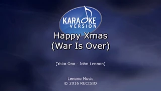 Happy Xmas  ( War is over )  Celine Dion Karaoke - Kaz