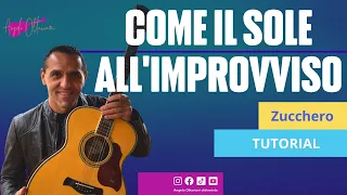 Come il Sole all'Improvviso - Zucchero - Chitarra