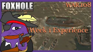 Foxhole Naval Update Week 1 Experience