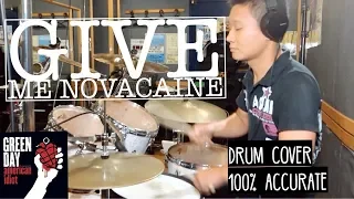 Give Me Novacaine Drum Cover (EXACTLY how Tre plays it)(Green Day)(Tre Cool)