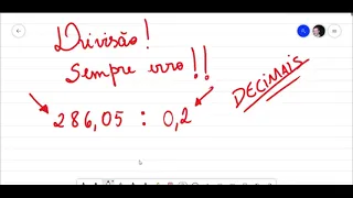 Onde Errei - Divisão - Com números decimais e zero no quociente (João Victor)