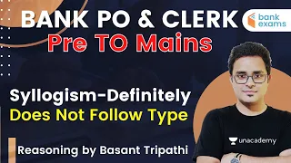 6:00 PM - BANK PO & CLERK | Reasoning by Basant Tripathi | Syllogism-Definitely