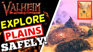 Valheim - How To Find + Explore PLAINS Biome SAFELY!