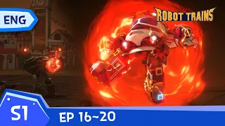 Robot Trains | EP16~EP20 (60min) | Full Episode Compilation | ENG | robottrainreplay