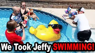 We Took Jeffy SWIMMING!!!