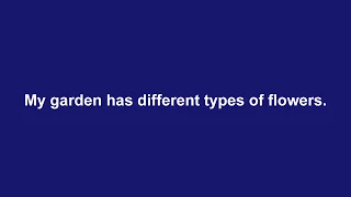 Learn English via Listening - Level 1 - #3 My Flower Garden