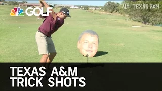 Texas A&M Golf Trick Shots | Golf Channel