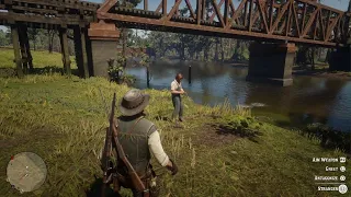 Epilogue resolution with this sad sack (first time seeing) - Red Dead Redemption 2