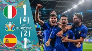 Spain 1 - 1 Italy UEFA EURO 2020 Semi Final Extended Highlights & All Goals (Pen 4-2)