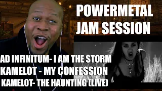 Power Metal Jam  Session  Ad Infinitum- I am the Storm / Kamelot - My confession & The Haunting