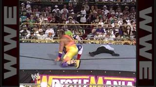 Doink the Clown executes a strategy at WrestleMania IX