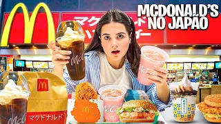 PROVAMOS TODOS OS LANCHES DIFERENTES DO MCDONALDS DO JAPÃO