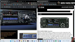 YAESU FTDX101 with ICOM 7610 Brochures