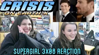 SUPERGIRL 3X08 "CRISIS ON EARTH X PART 1" REACTION (PART 1)