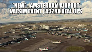🔴 *NEW AMSTERDAM* FlyTampa Scenery & VATSIM Event - A320N Real Ops Flight
