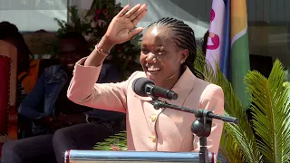 WORLD RECORD HOLDER FAITH KIPYEGON SPEECH AT HER HOMECOMING IN NAKURU. #news #sports #worldrecord