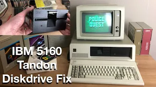 IBM 5160 PC XT - Tandon disk drive repair