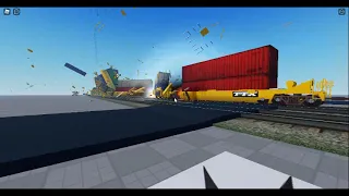 Train derails