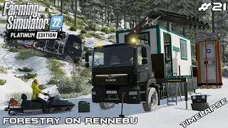 THE END - GETTING EQUIPMENT FROM MOUNTAIN | Forestry on RENNEBU | FS22 Platinum Edition | Episode 21