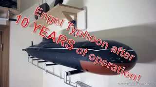 Engel Typhoon Submarine after 10 years of operation.