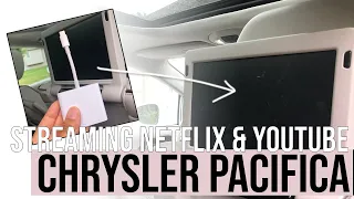 Learn how to stream Chrysler Pacifica Minivan Netflix, Amazon and YouTube