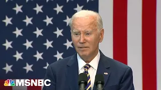 Trump is determined 'to destroy American democracy,' Biden tells crowd