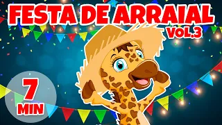 Festa de Arraial Vol. 3 - Giramille 7 min | Desenho Animado Musical