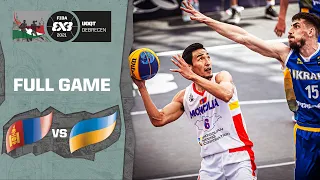 Mongolia v Ukraine | Men's - Full Game | FIBA 3x3 Universality Olympic Qualifying Tournament