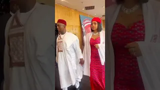 Regina Daniels causes reactions at a political function #holidayswithshorts