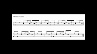 The 'Amen' Break - How to Play, with Notation