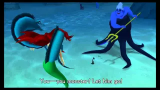 KINGDOM HEARTS 2 5 FINAL MIX HD PART 92   ATLANTICA CHAPTER 4 URSULA'S REVENGE