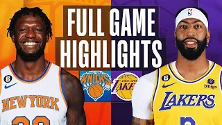 Los Angeles Lakers vs. New York Knicks | FULL GAME HIGHLIGHTS | March 12, 2023 | NBA Season