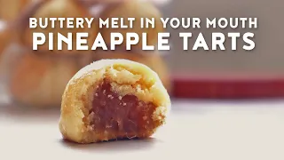 Melt In Your Mouth Pineapple Tarts | Nastar | 黄梨挞 | Pineapple Tart Balls | Chinese New Year Cookies