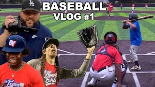 BEHIND THE SCENES OF BASEBALL! | Baseball Vlogs #1