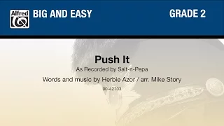 Push It, arr. Mike Story - Score & Sound