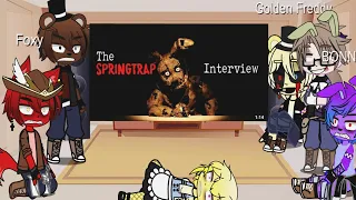FNaF 1+ William React The Springtrap interview